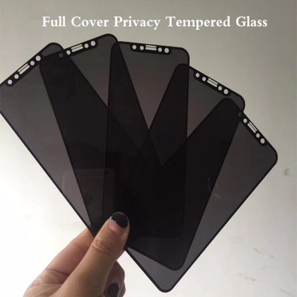 2 5D 9H Privacy Full Cover Not Full Tempered Glass For iPhone 5 5S 6 6S 5