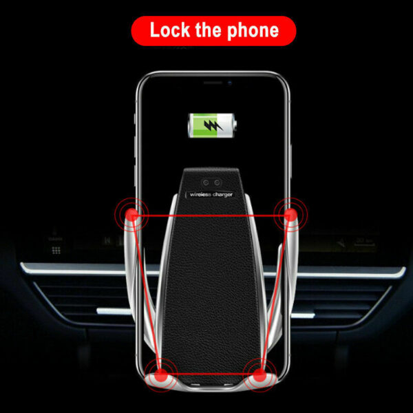 2020 New Arrival S7 15W Automatic Induction Clamping Smart Sensor Car Wireless Charger Stand by QC 3