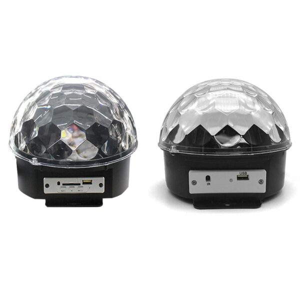 Bluetooth LED DJ Disco Light Sound Control Stage Lights RGB Magic Crystal Ball Lamp Projector Effect 5