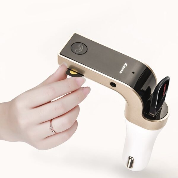 Carg7 car mp3 car bluetooth player car bluetooth mp3 car card FM transmitter automatic memory function 2