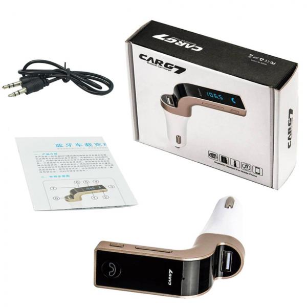 Carg7 car mp3 car bluetooth player car bluetooth mp3 car card FM transmitter automatic memory function