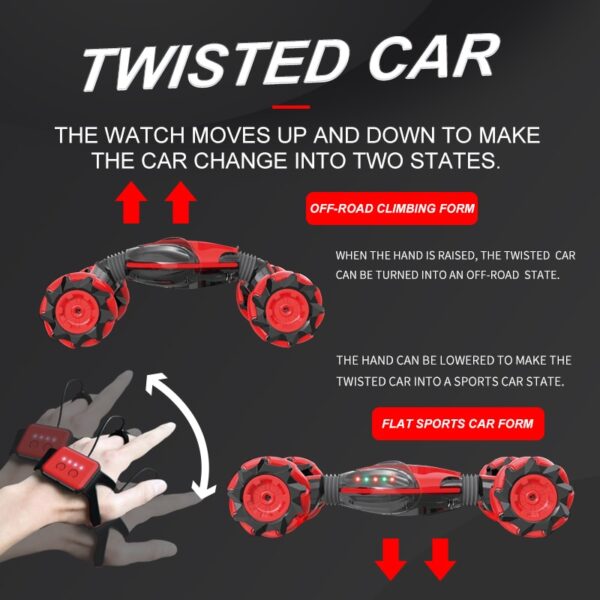 Gesture Control Car Stunt Car Gesto Remote Control Car Electric Drift RC Cars Toys Radio Controlled 5