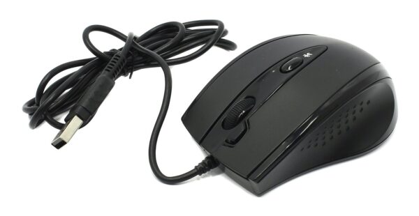 Mouse A4 V track padless n 770fx black optical 1600dpi USB 5but 1