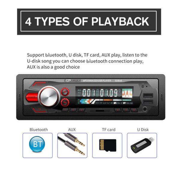 NEW 200W Car Radios Stereo Remote Control Digital blue tooth Audio Music Stereo 12V Car Radio 2