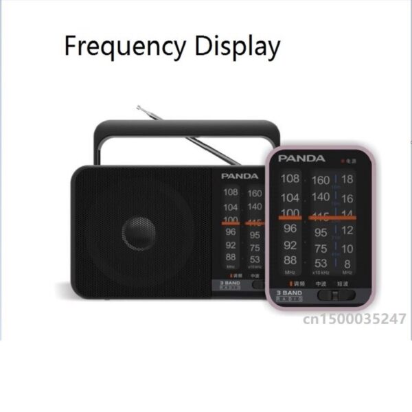PANDA T 15 Radio Portable Compact Pointer Elderly Operation Simple FM Medium Wave Shortwave Three Band 3