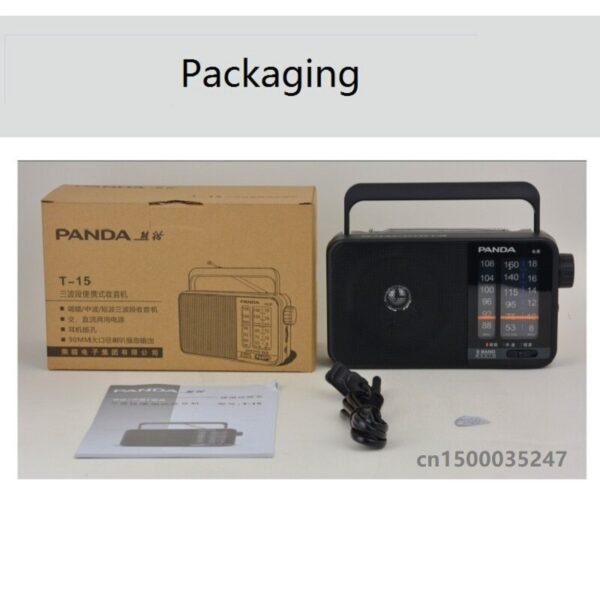 PANDA T 15 Radio Portable Compact Pointer Elderly Operation Simple FM Medium Wave Shortwave Three Band 4