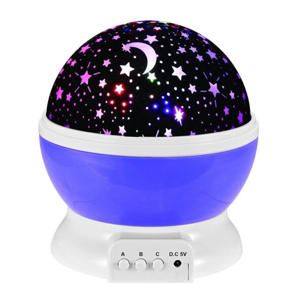 Romantic Dream Rotating Projection Lamp USB LED Night Light Sky Moon Star Master Projector for Kids 1