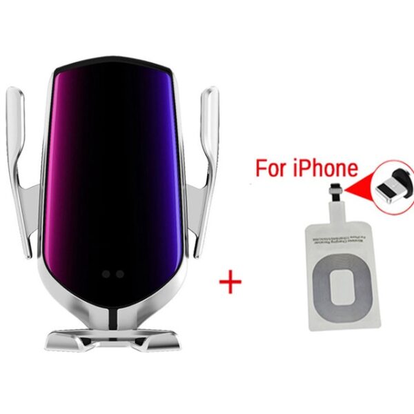 Smart Sensor Wireless Car Charger QI 10W Fast Charging Holder Compatible For iPhone Xs Xs Max 3.jpg 640x640 3