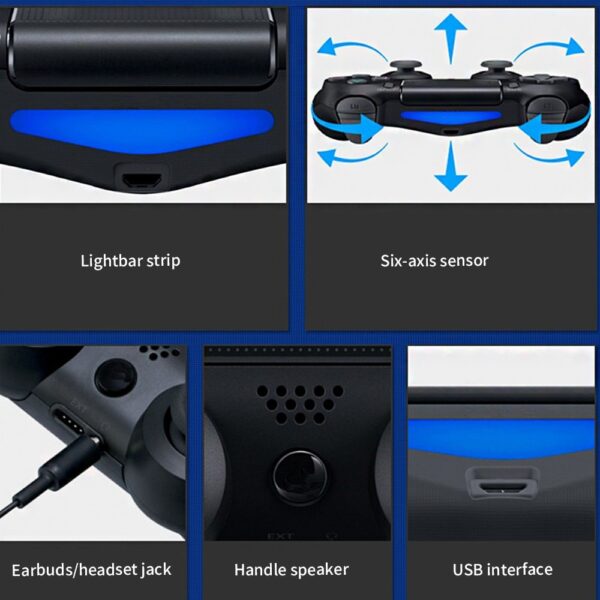 ps4 joystick Bluetooth wireless gamepad controller for Sony Playstation PS4 Gamepads Controller wireless bluetooth gamepad Box 17