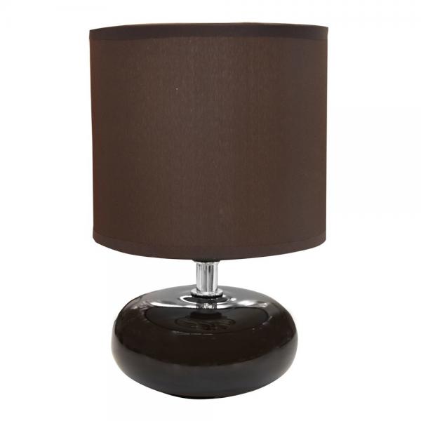 table lamp e14 1x40w 230 v 14x205 cm ceramicplastic color brown