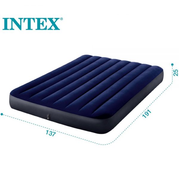 intex dura beam classic downy double mattress